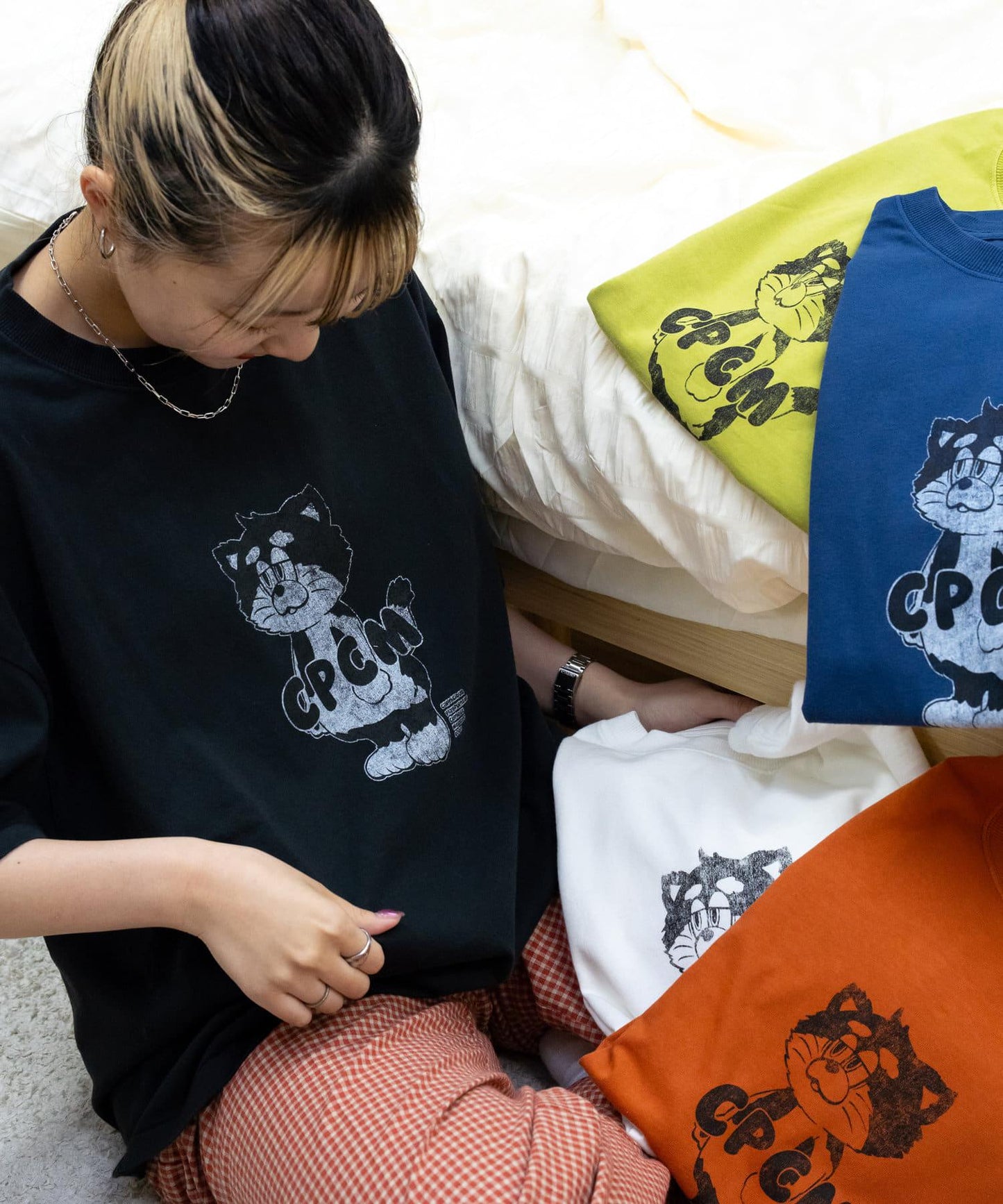 CPCM吉祥物印花T-shirt