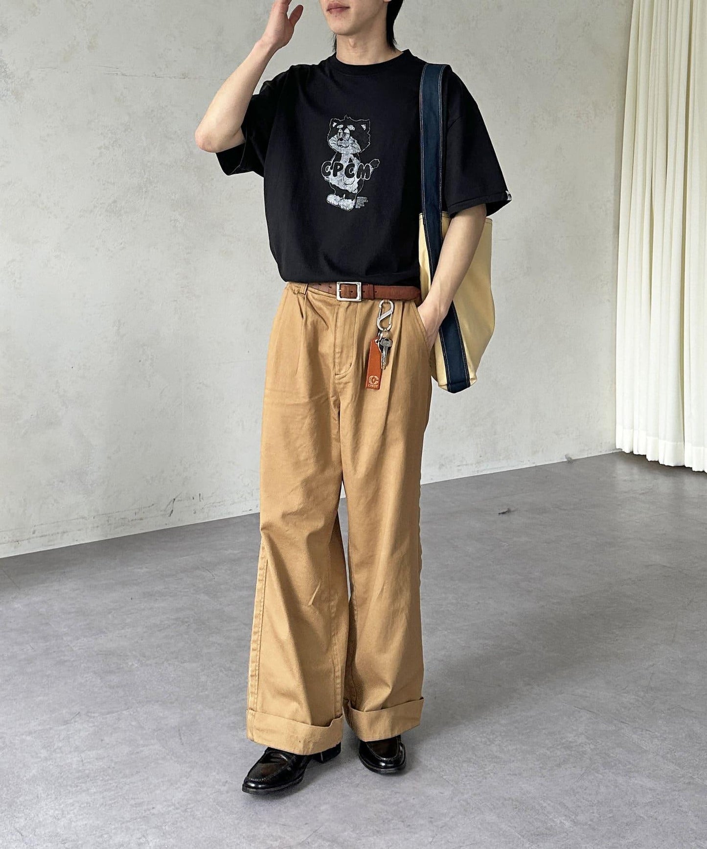 CPCM吉祥物印花T-shirt
