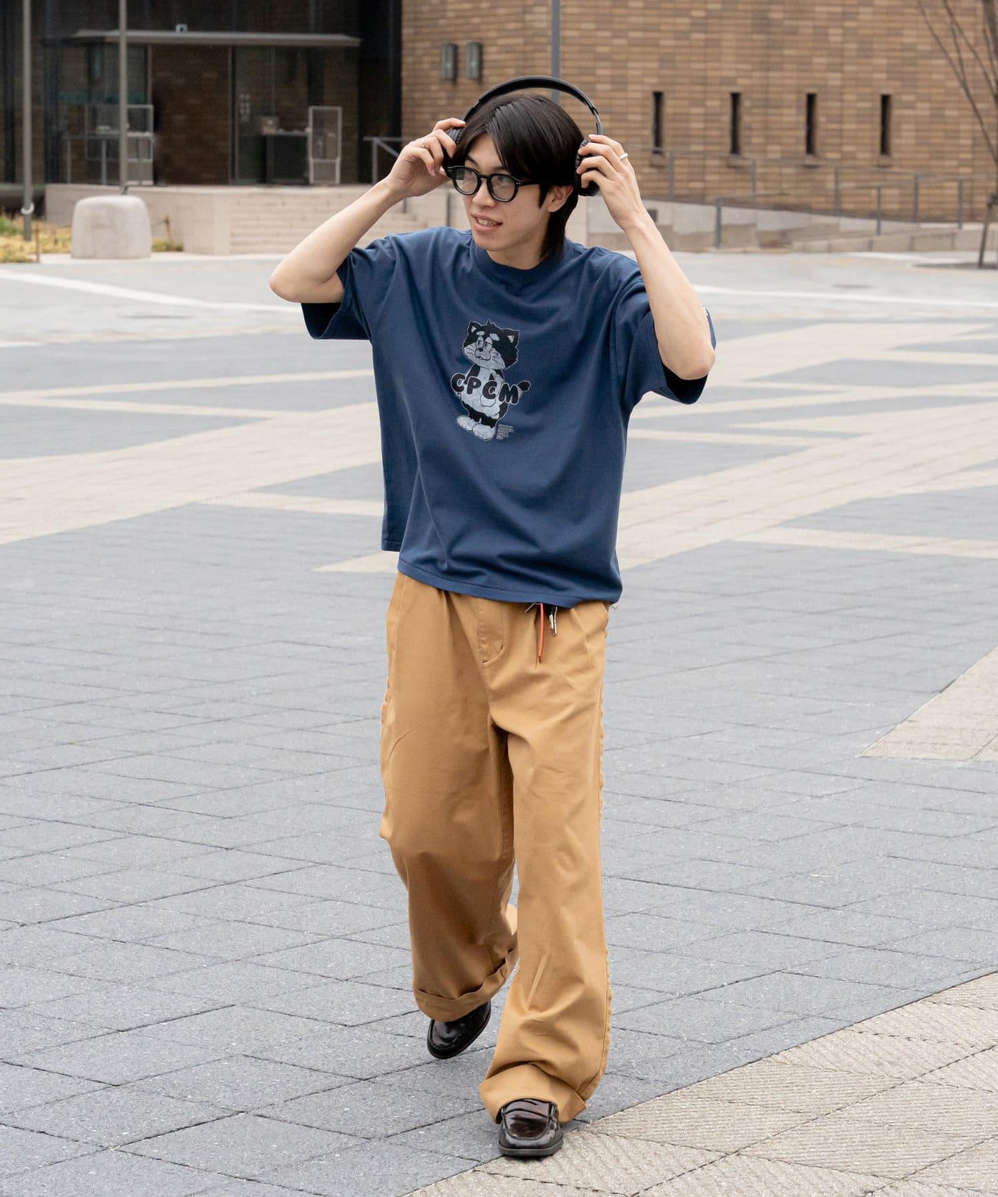 CPCM吉祥物印花T-shirt