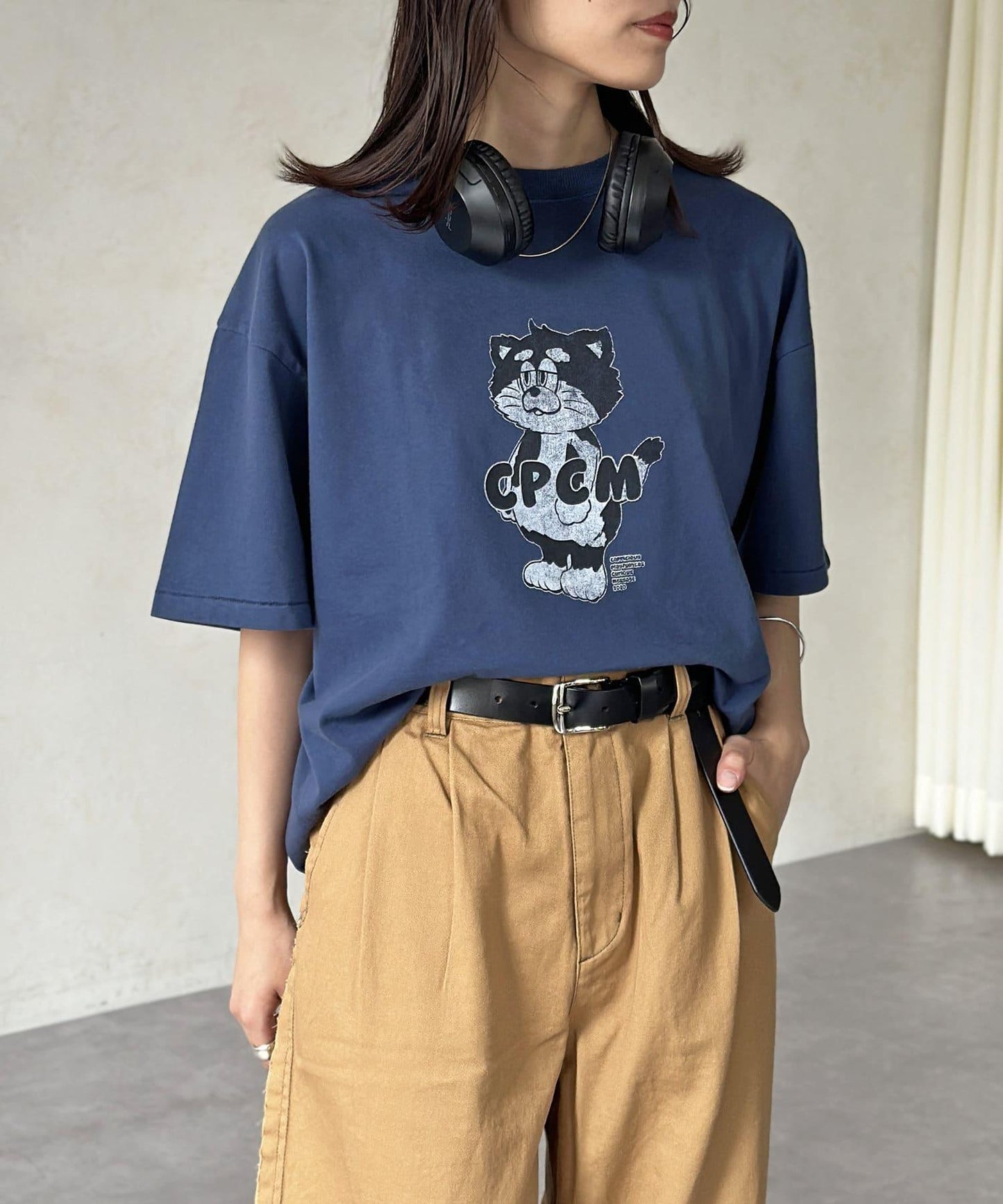 CPCM吉祥物印花T-shirt