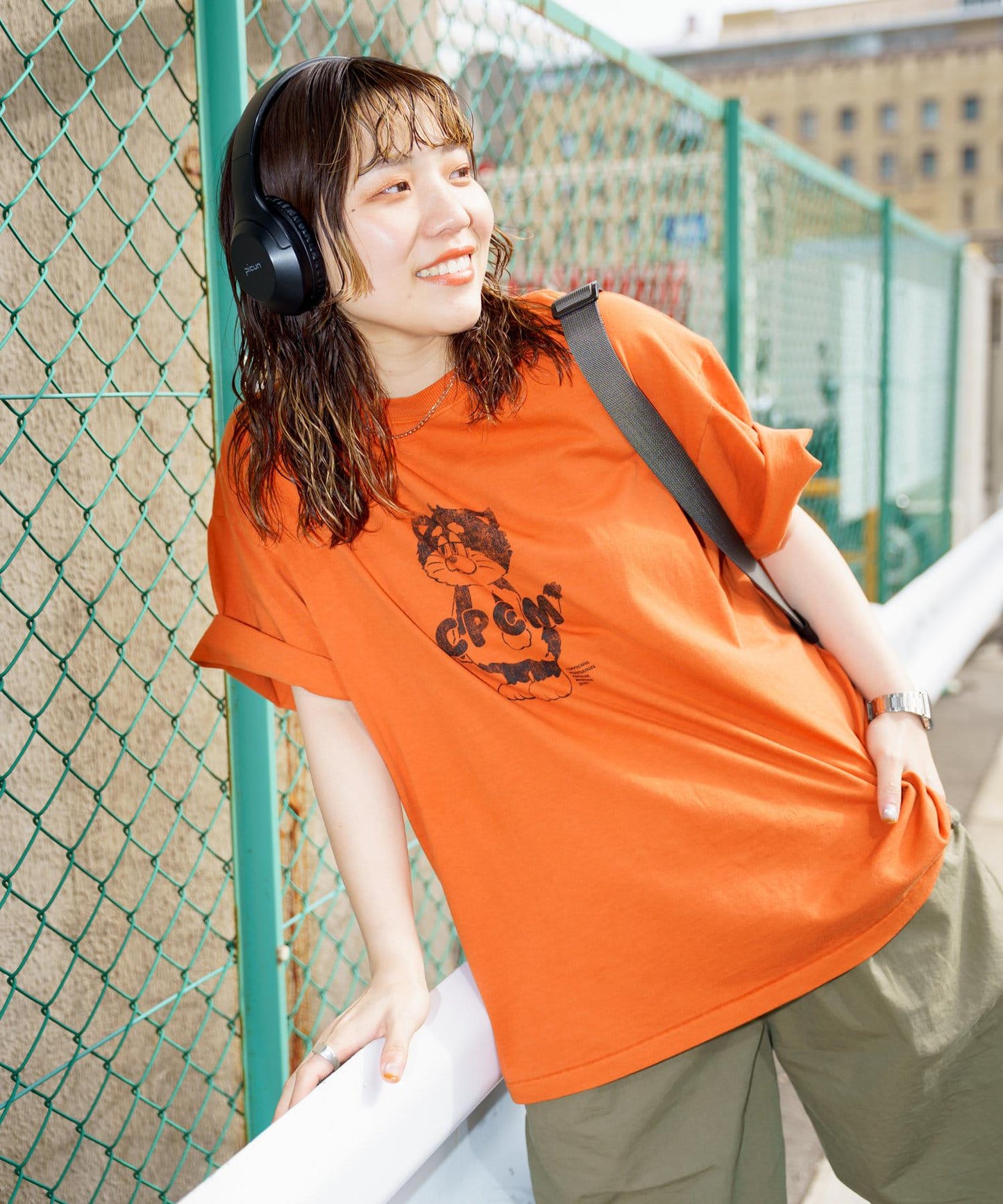 CPCM吉祥物印花T-shirt