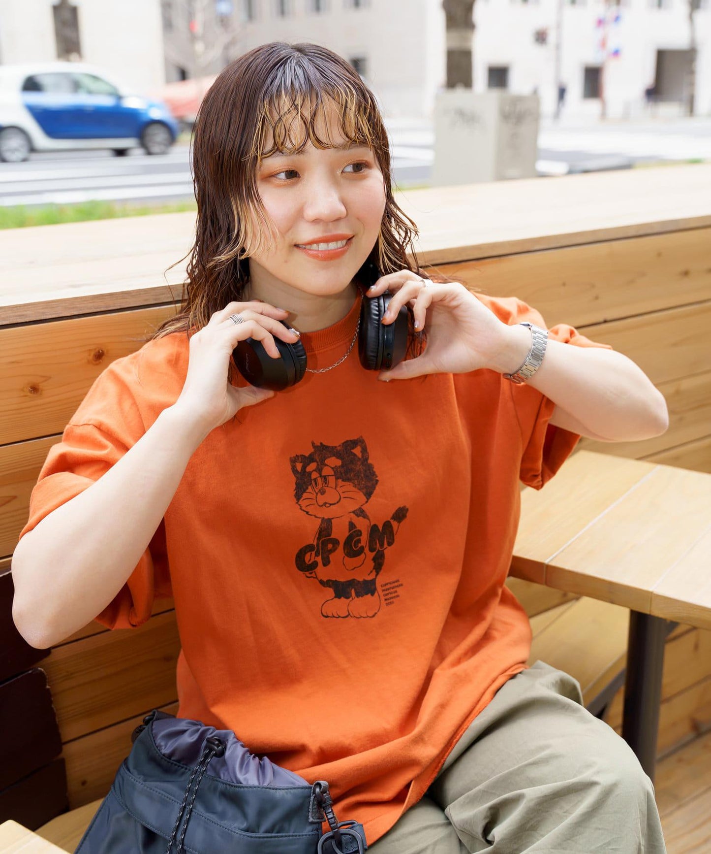 CPCM吉祥物印花T-shirt