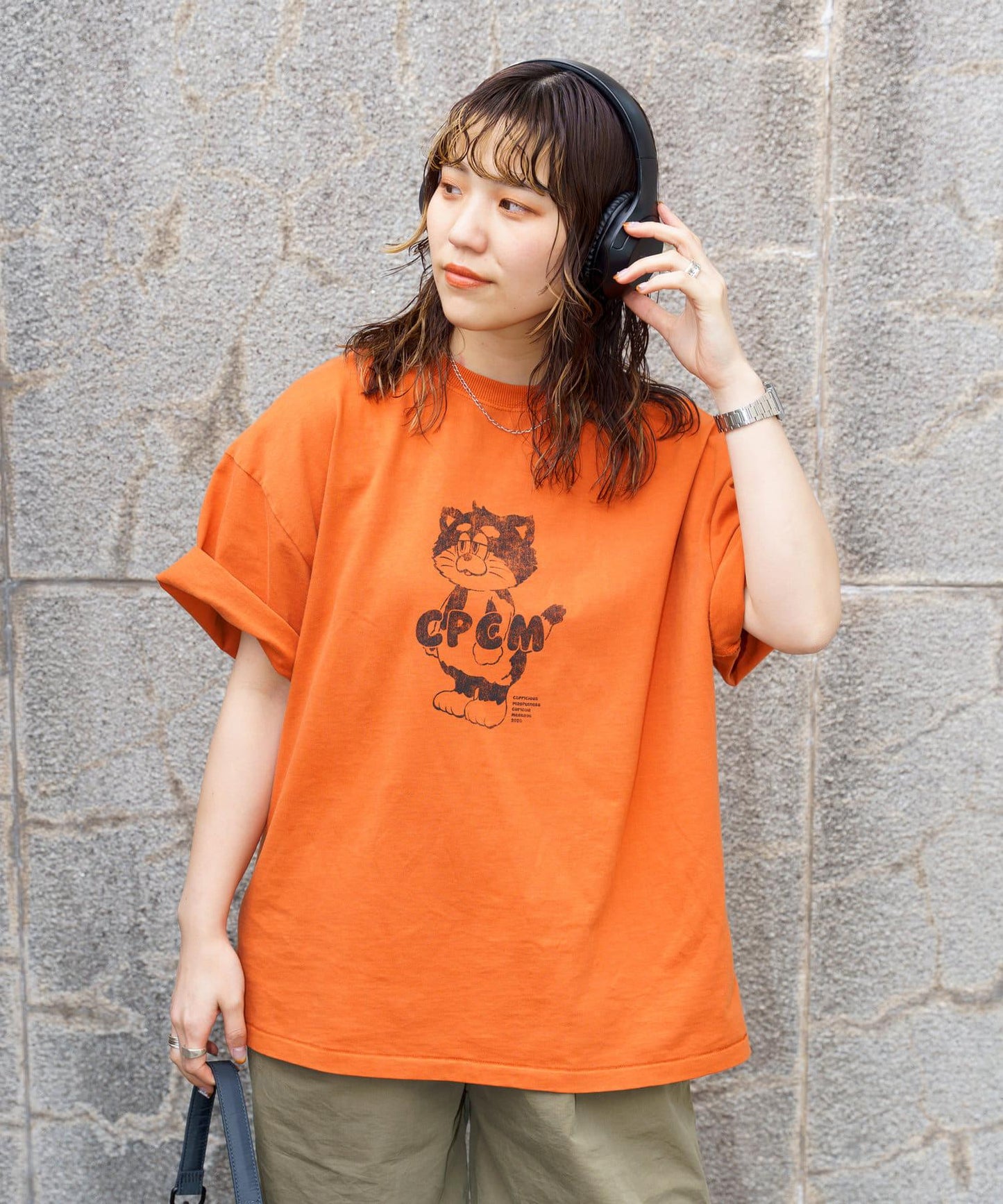 CPCM吉祥物印花T-shirt