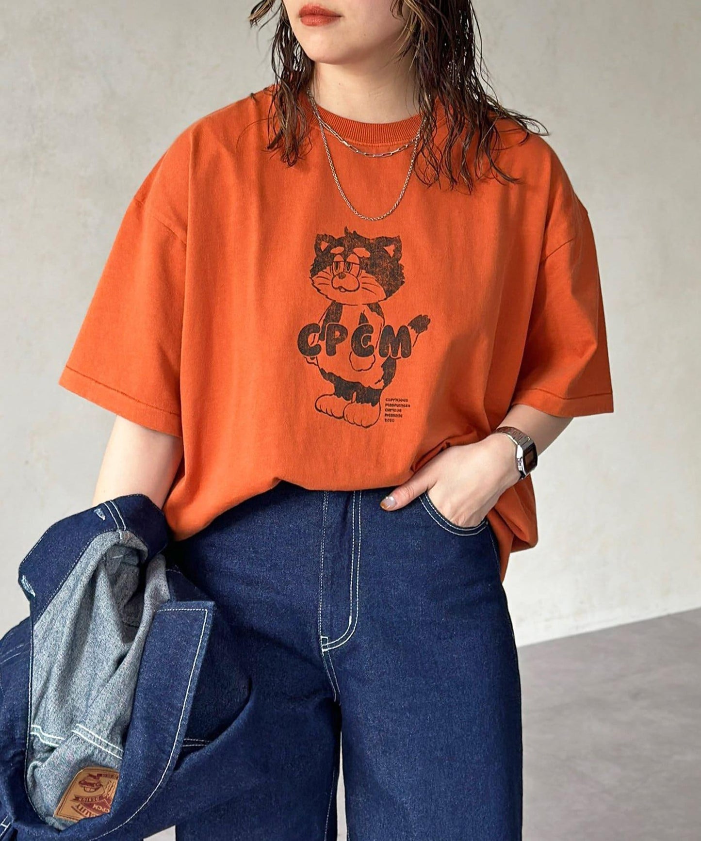 CPCM吉祥物印花T-shirt