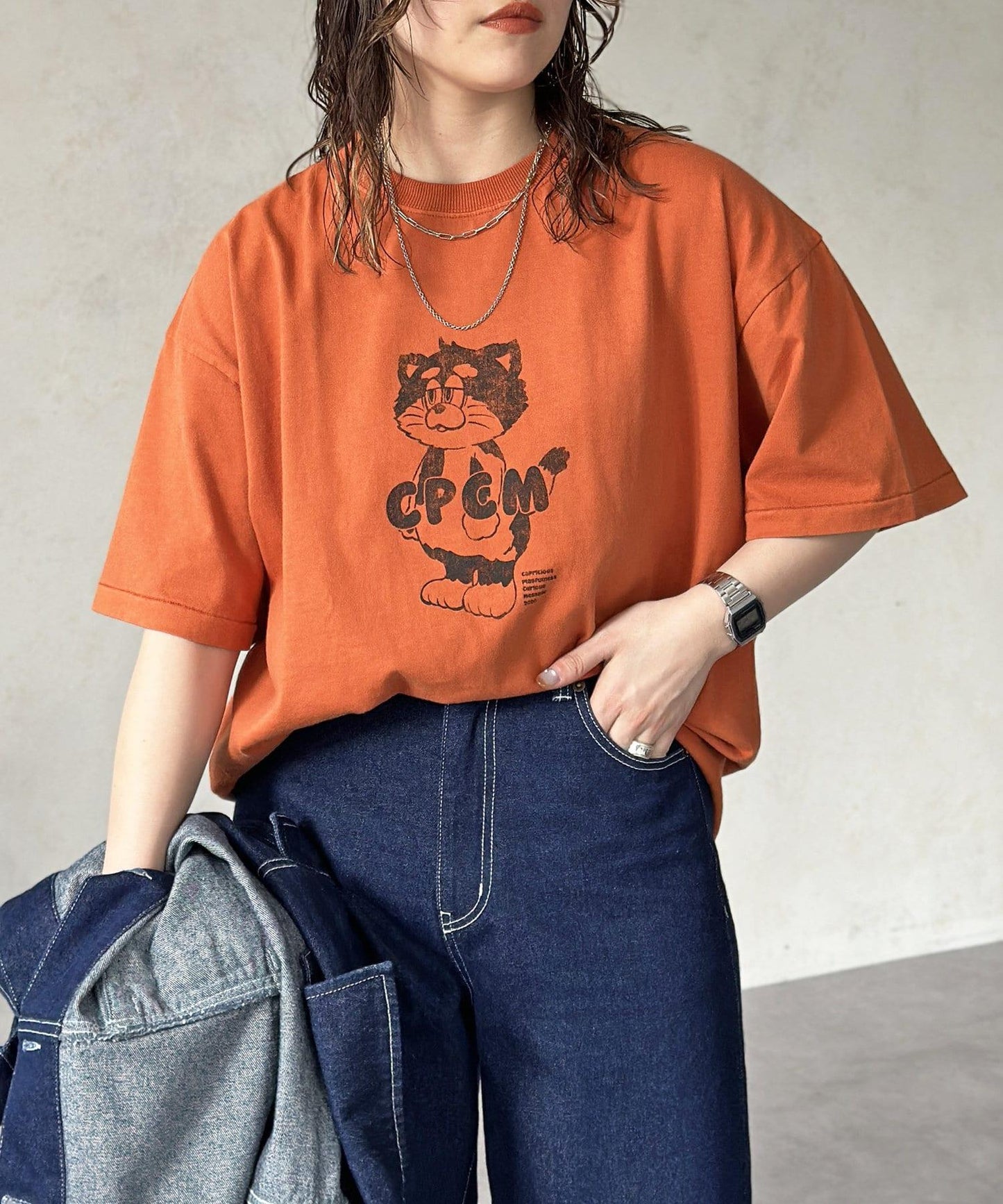 CPCM吉祥物印花T-shirt