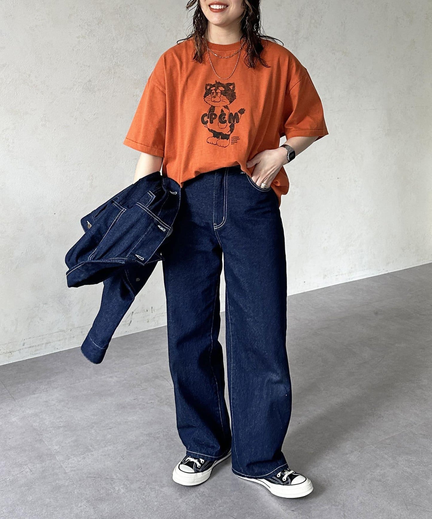 CPCM吉祥物印花T-shirt