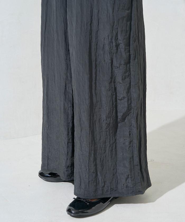 水洗處理 褶邊 增厚 揹帶褲