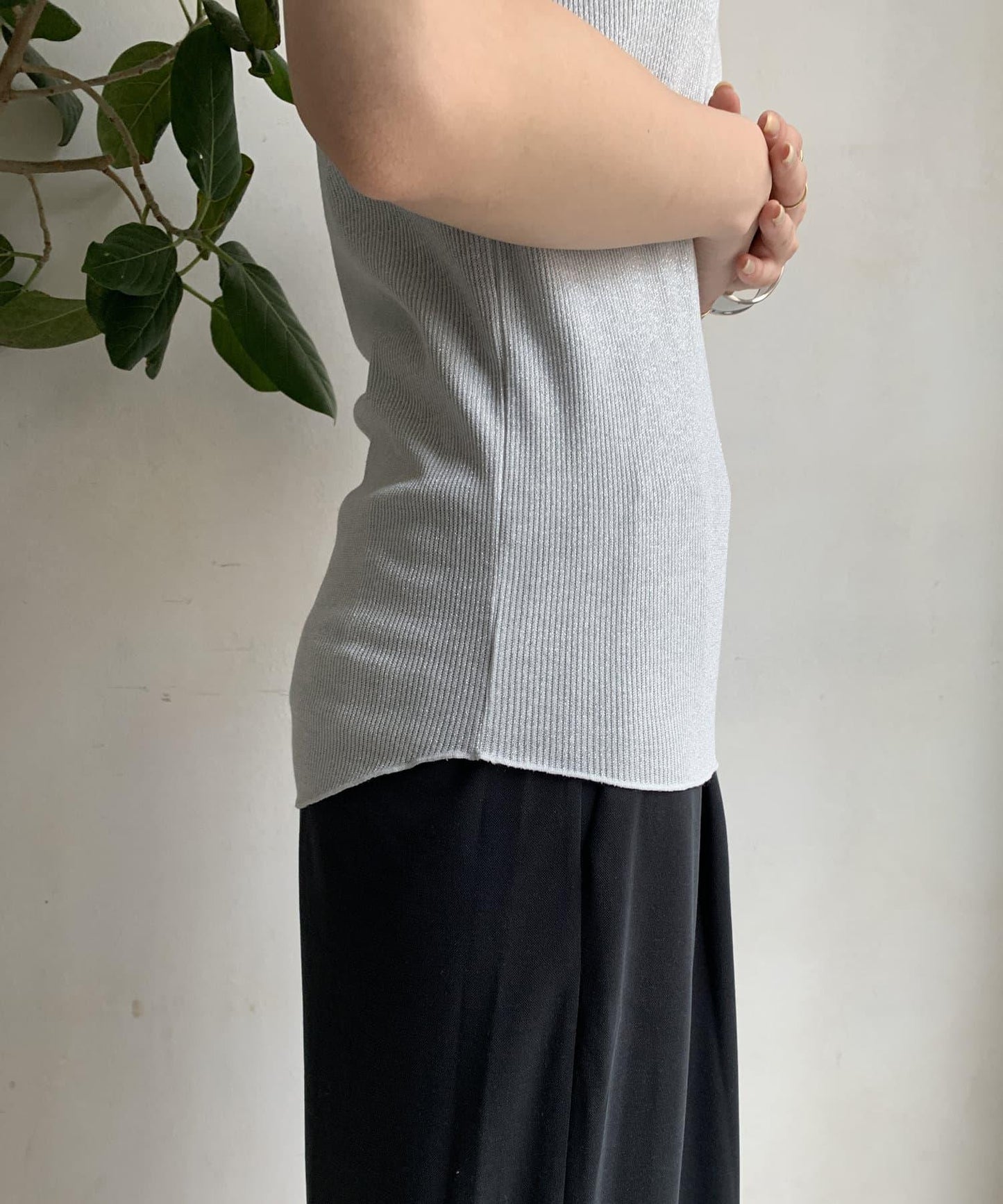 閃亮織帶背心