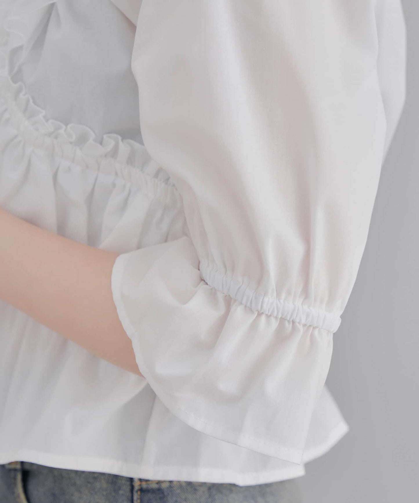 【優雅女士風】交叉領襯衫