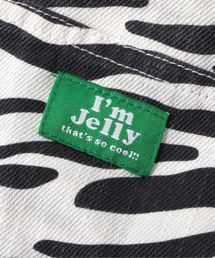 【I'm Jelly!】全印花短工裝連體褲