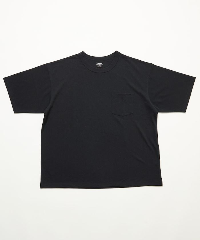 《AIR》DRY 高功能材料 棉紋織 圓領 帶口袋 T恤/吸溼快乾/遮熱/防紫外線