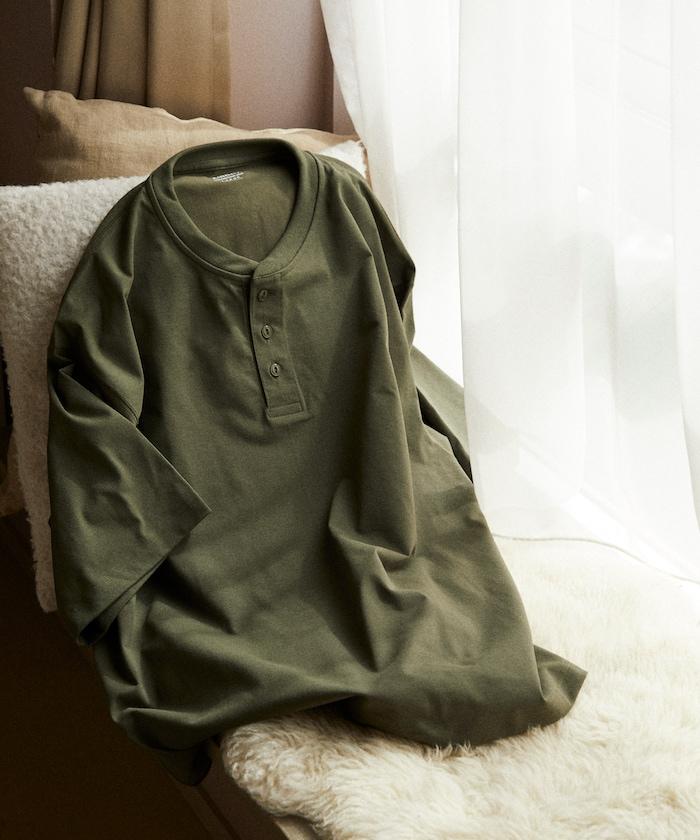 《AIR》DRY 高功能材料 7.7盎司 大尺寸 立領T恤/吸溼快乾/遮熱/防紫外線