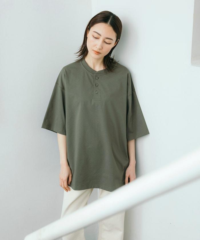 《AIR》DRY 高功能材料 7.7盎司 大尺寸 立領T恤/吸溼快乾/遮熱/防紫外線