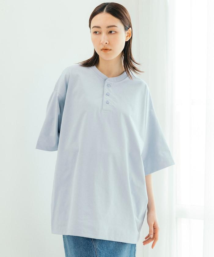 《AIR》DRY 高功能材料 7.7盎司 大尺寸 立領T恤/吸溼快乾/遮熱/防紫外線