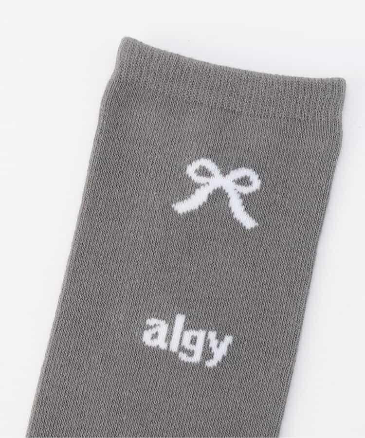 蝴蝶結logo可愛高筒襪