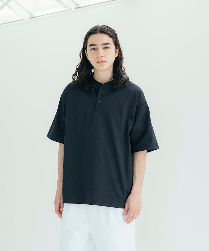 《AIR》DRY 高功能材料 7.7盎司 大尺寸 立領T恤/吸溼快乾/遮熱/防紫外線