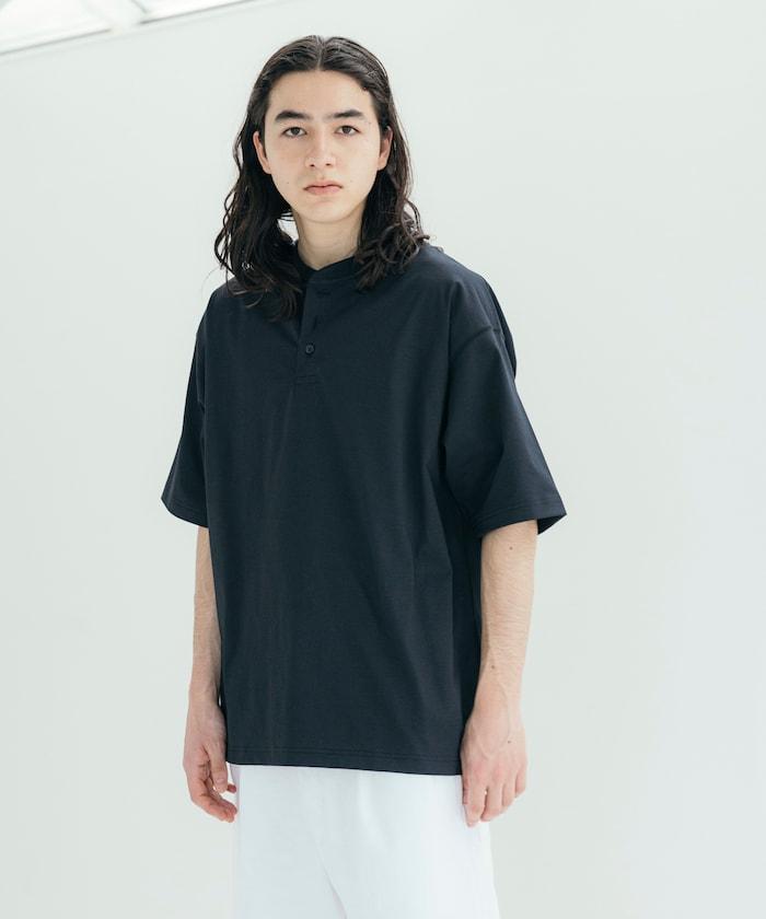 《AIR》DRY 高功能材料 7.7盎司 大尺寸 立領T恤/吸溼快乾/遮熱/防紫外線