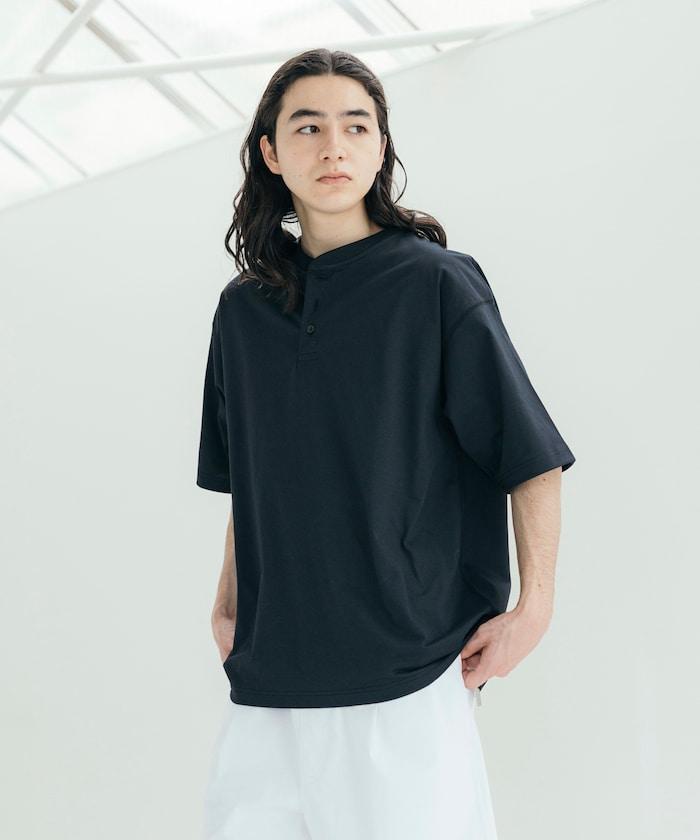 《AIR》DRY 高功能材料 7.7盎司 大尺寸 立領T恤/吸溼快乾/遮熱/防紫外線