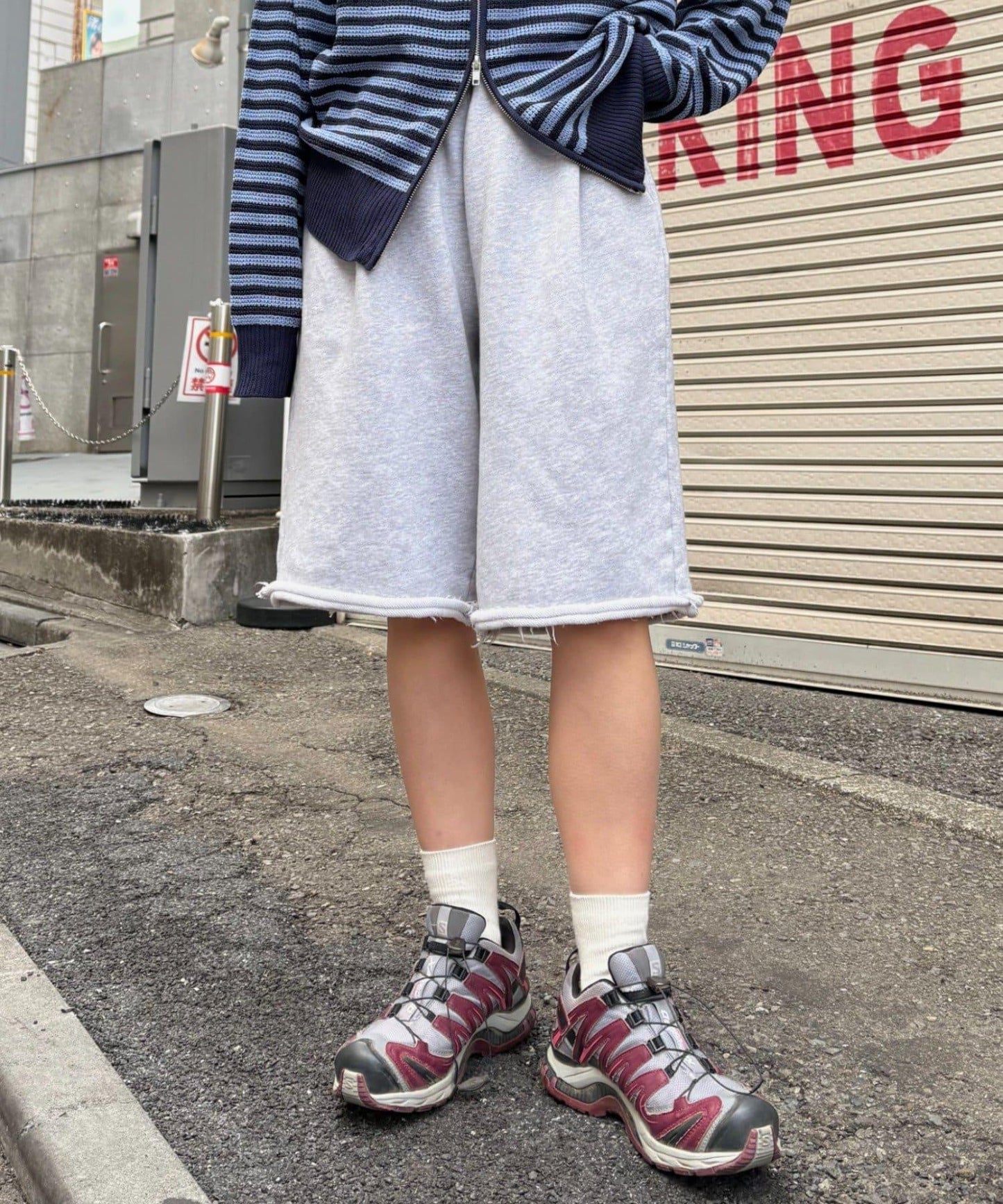 【男女通用】拼花衛衣短褲