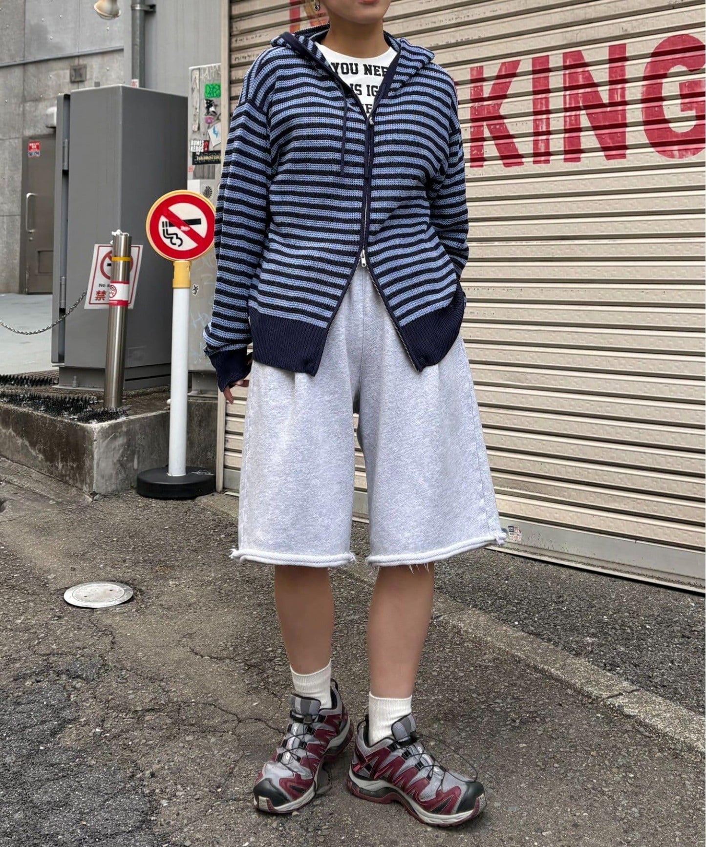 【男女通用】拼花衛衣短褲