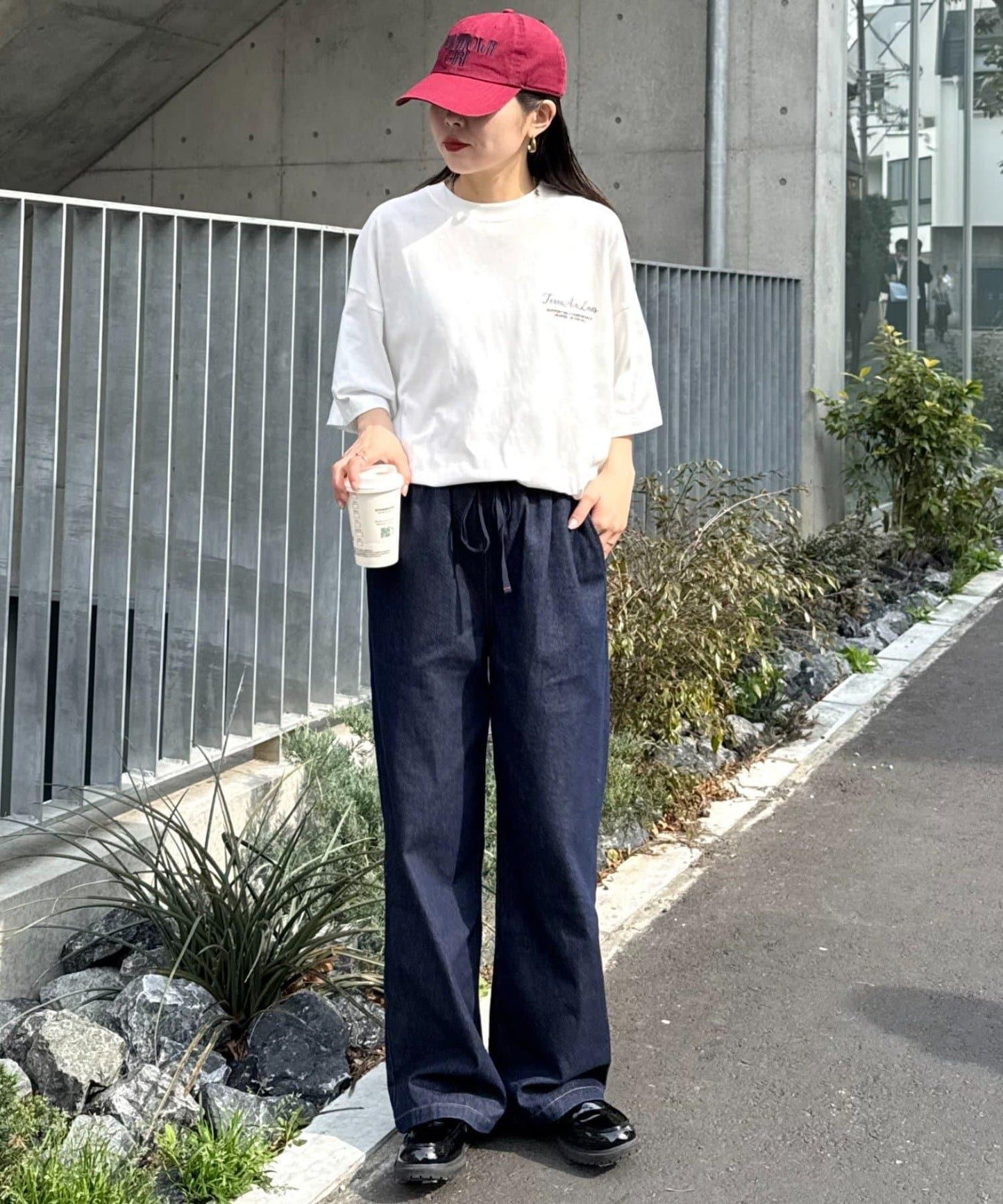 【男女通用】寬鬆剪裁圖案印花T恤