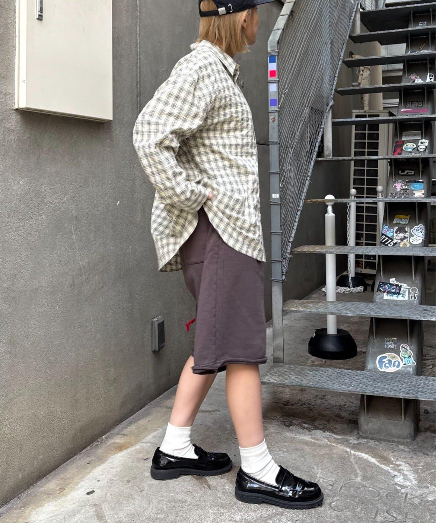【男女通用】拼花衛衣短褲