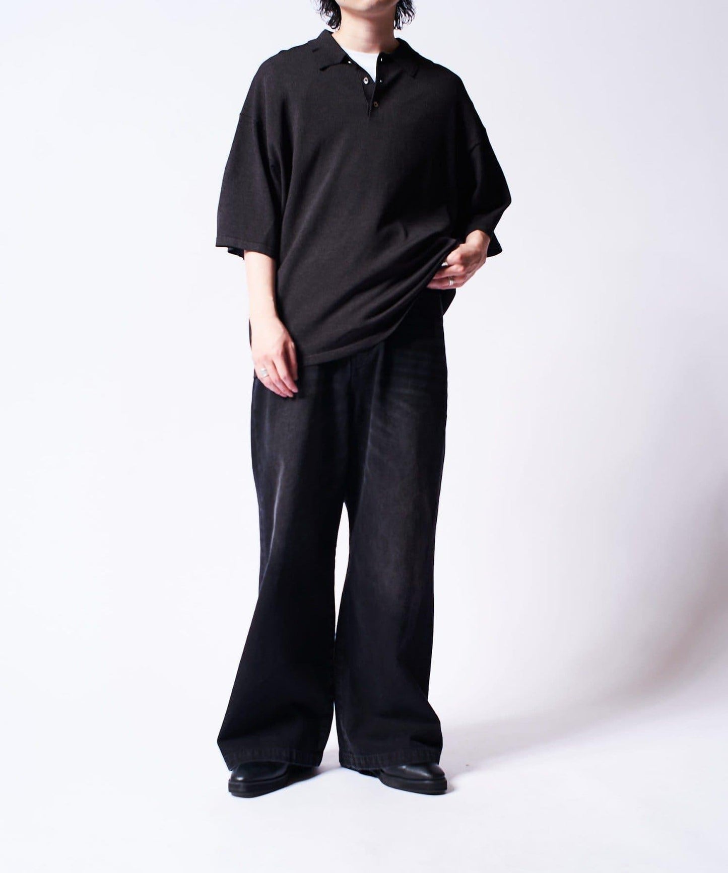 VIS/PO 混色 針織polo