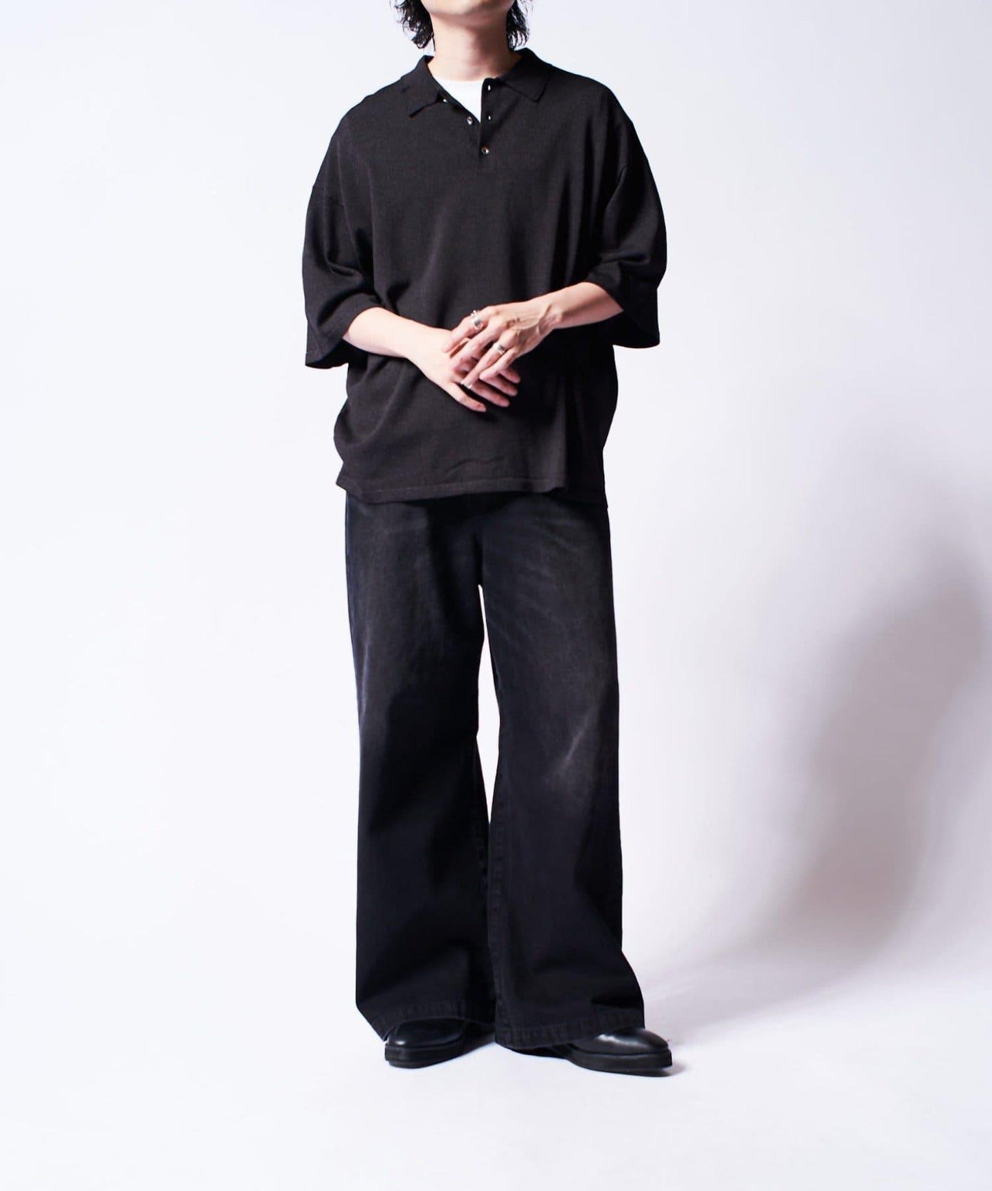 VIS/PO 混色 針織polo