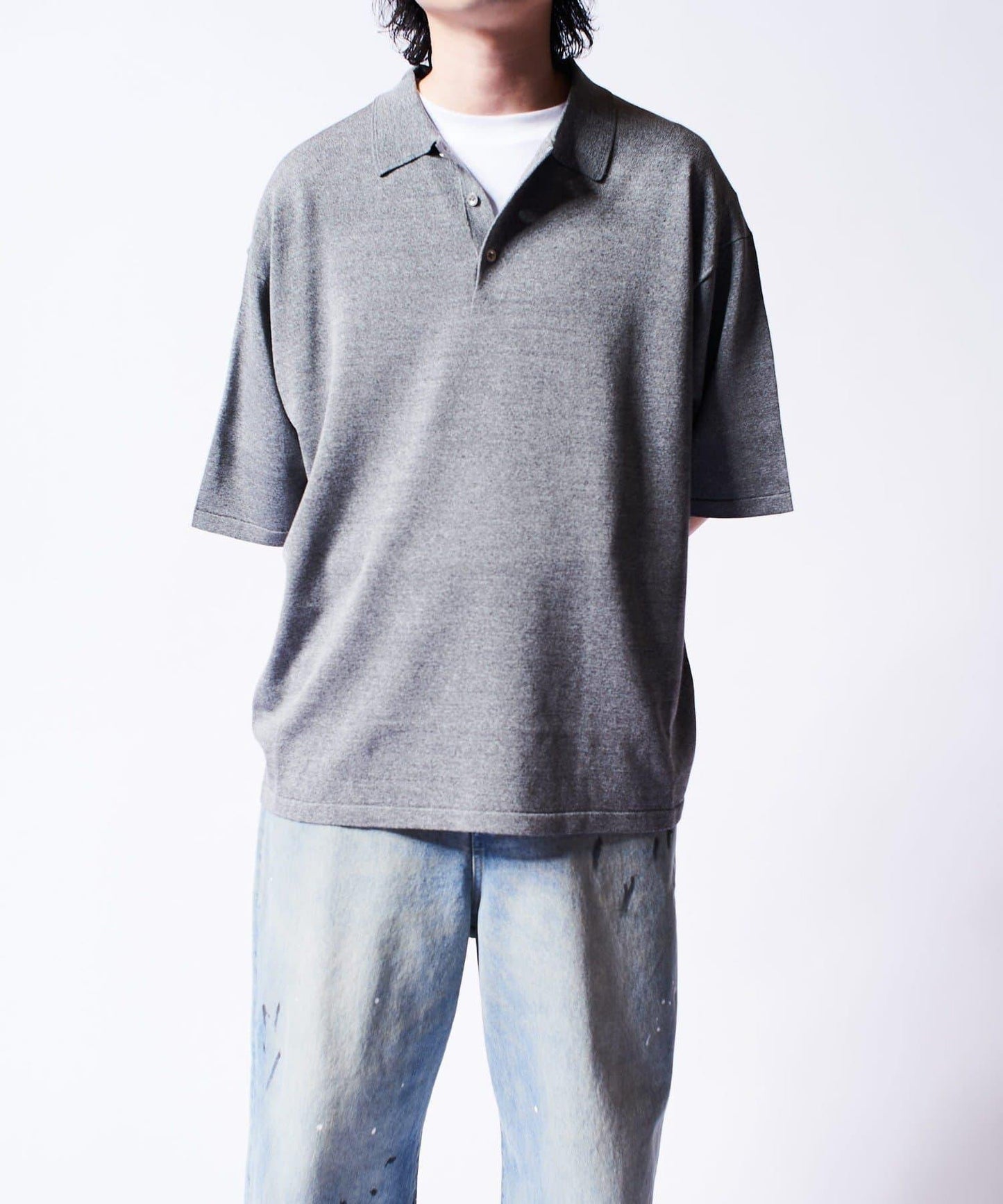 VIS/PO 混色 針織polo