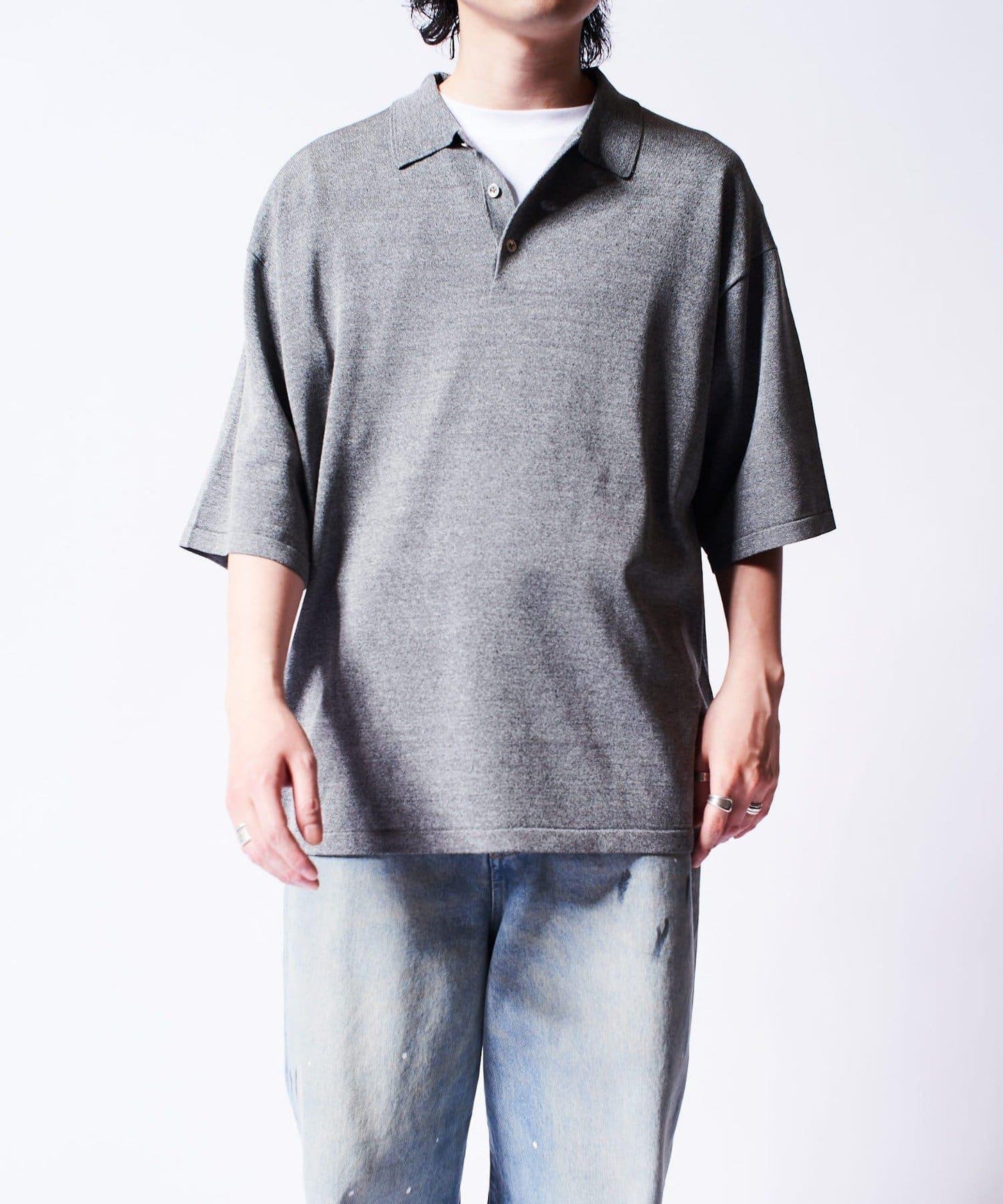 VIS/PO 混色 針織polo