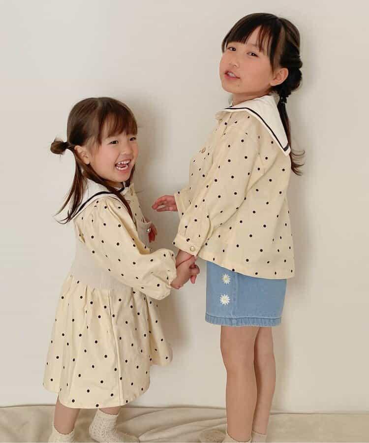 【連衣裙】水手領連衣裙