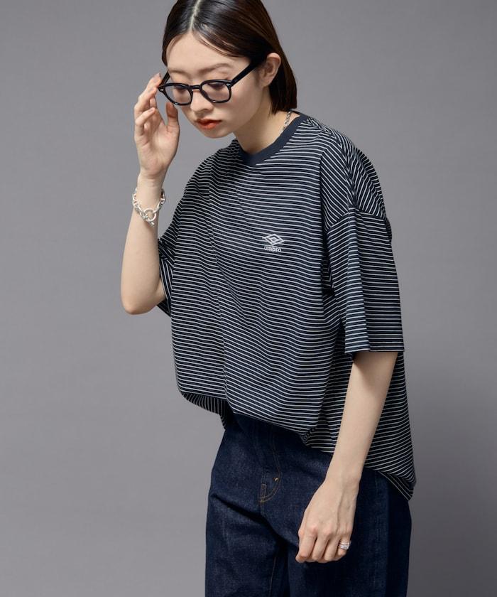 聯名 UMBRO 條紋圓領T恤【限定推出】