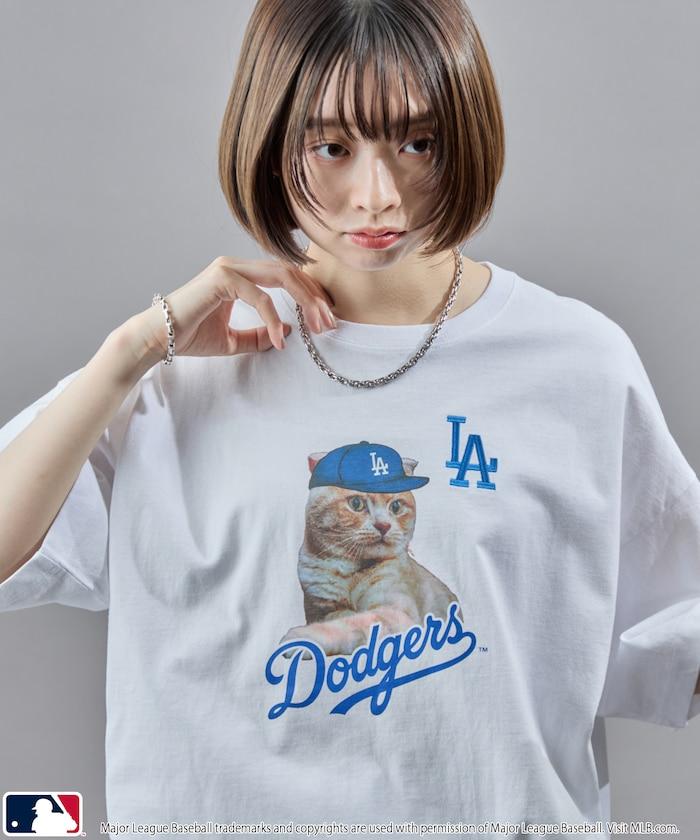 聯名 MLB 動物印花T恤