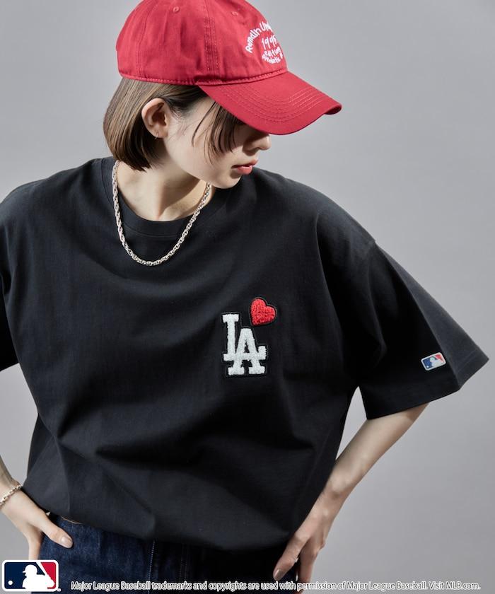 聯名 MLB 心形標誌相良刺繡T恤