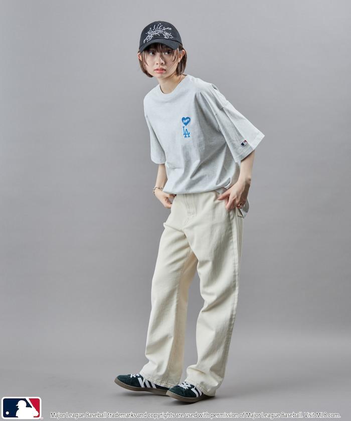 聯名 MLB 心形標誌刺繡T恤