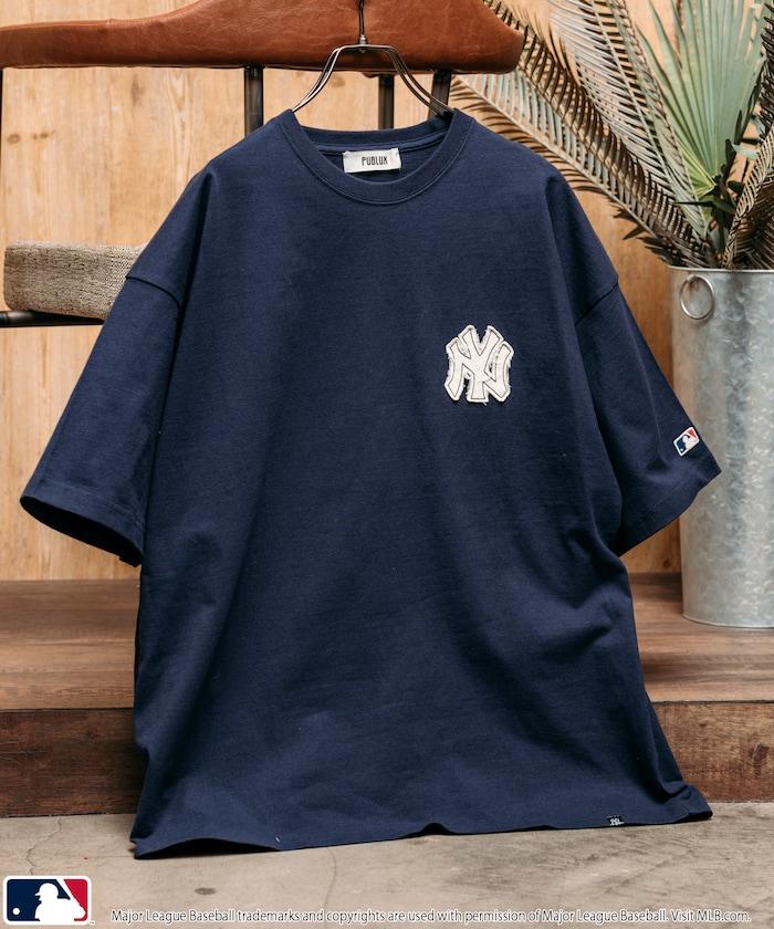 聯名 MLB 損壞徽章logo T恤