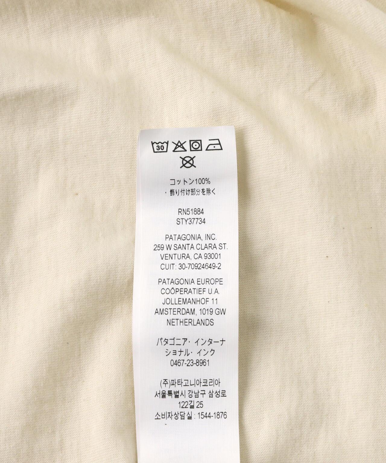 Patagonia/巴塔哥尼亞 男士 水民 有機口袋 T恤