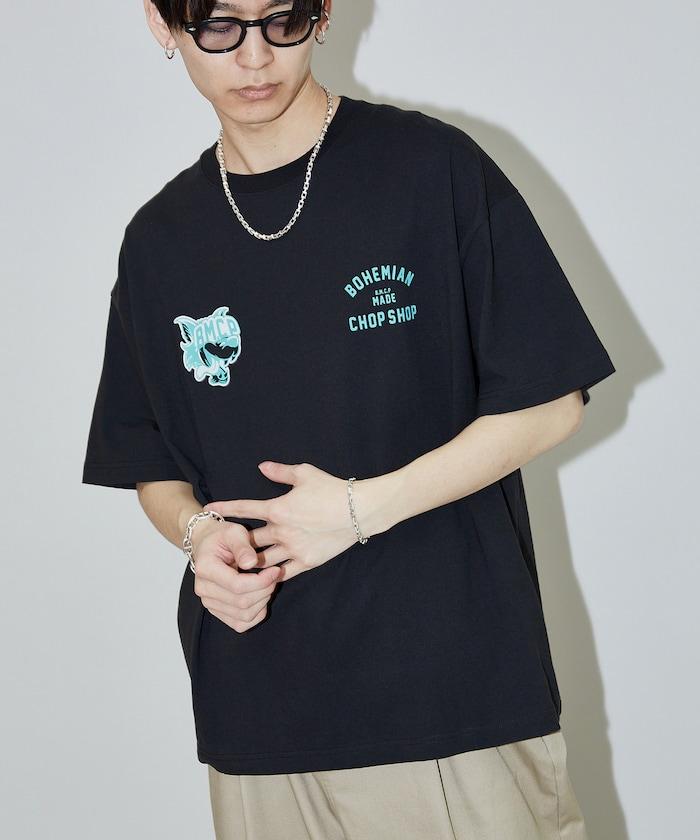 "BMCP WOLF" 狼 後背印花T恤