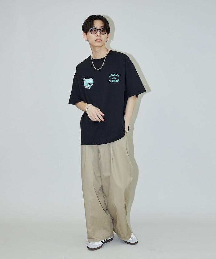 "BMCP WOLF" 狼 後背印花T恤