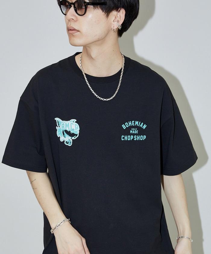 "BMCP WOLF" 狼 後背印花T恤