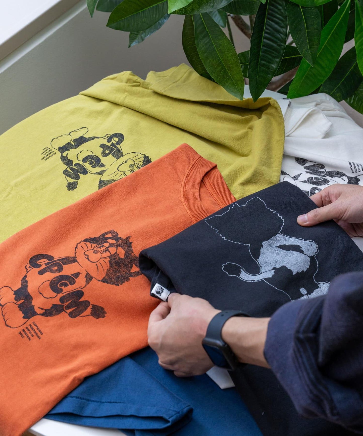 CPCM吉祥物印花T-shirt