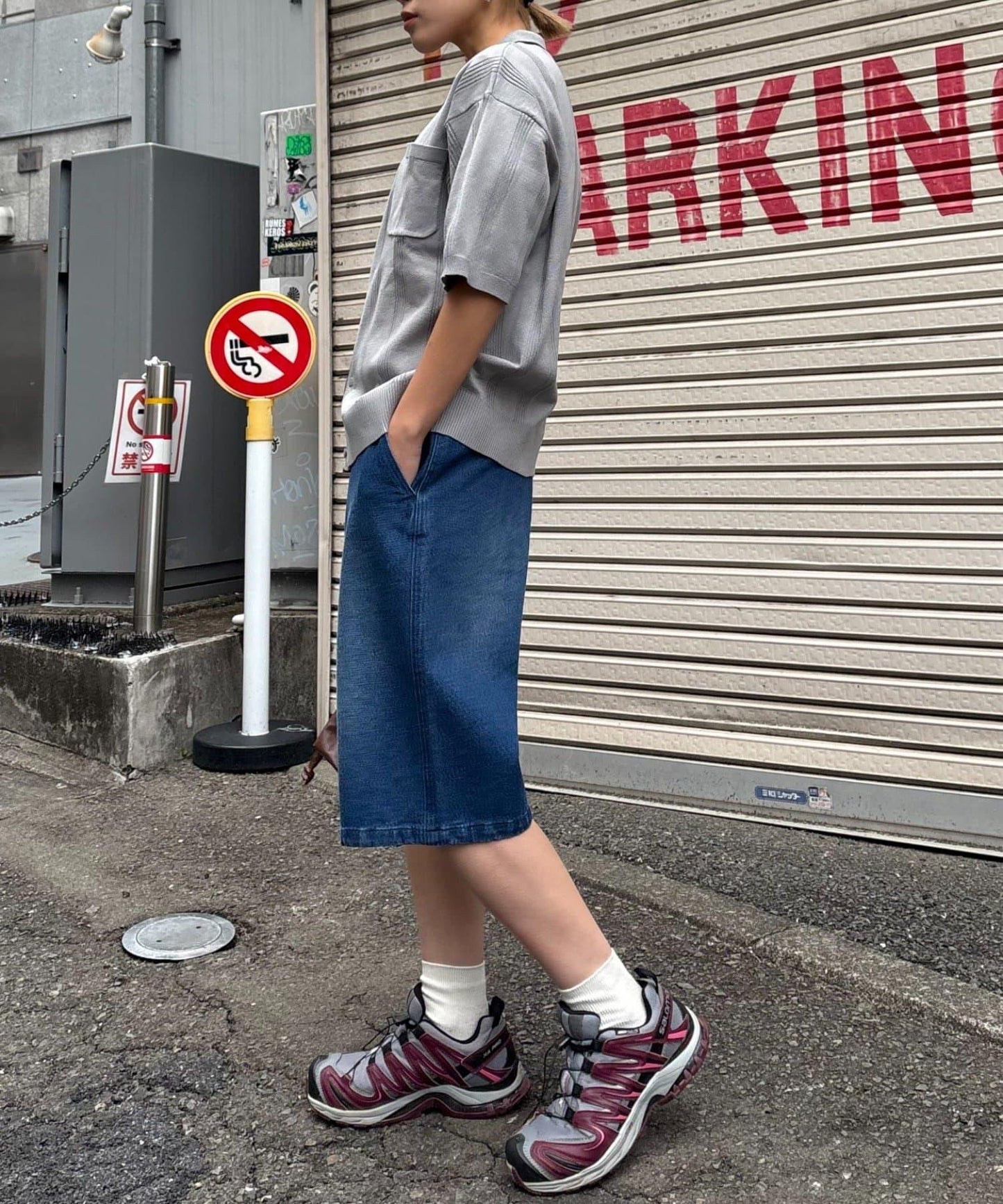 【男女通用】混搭牛仔短褲