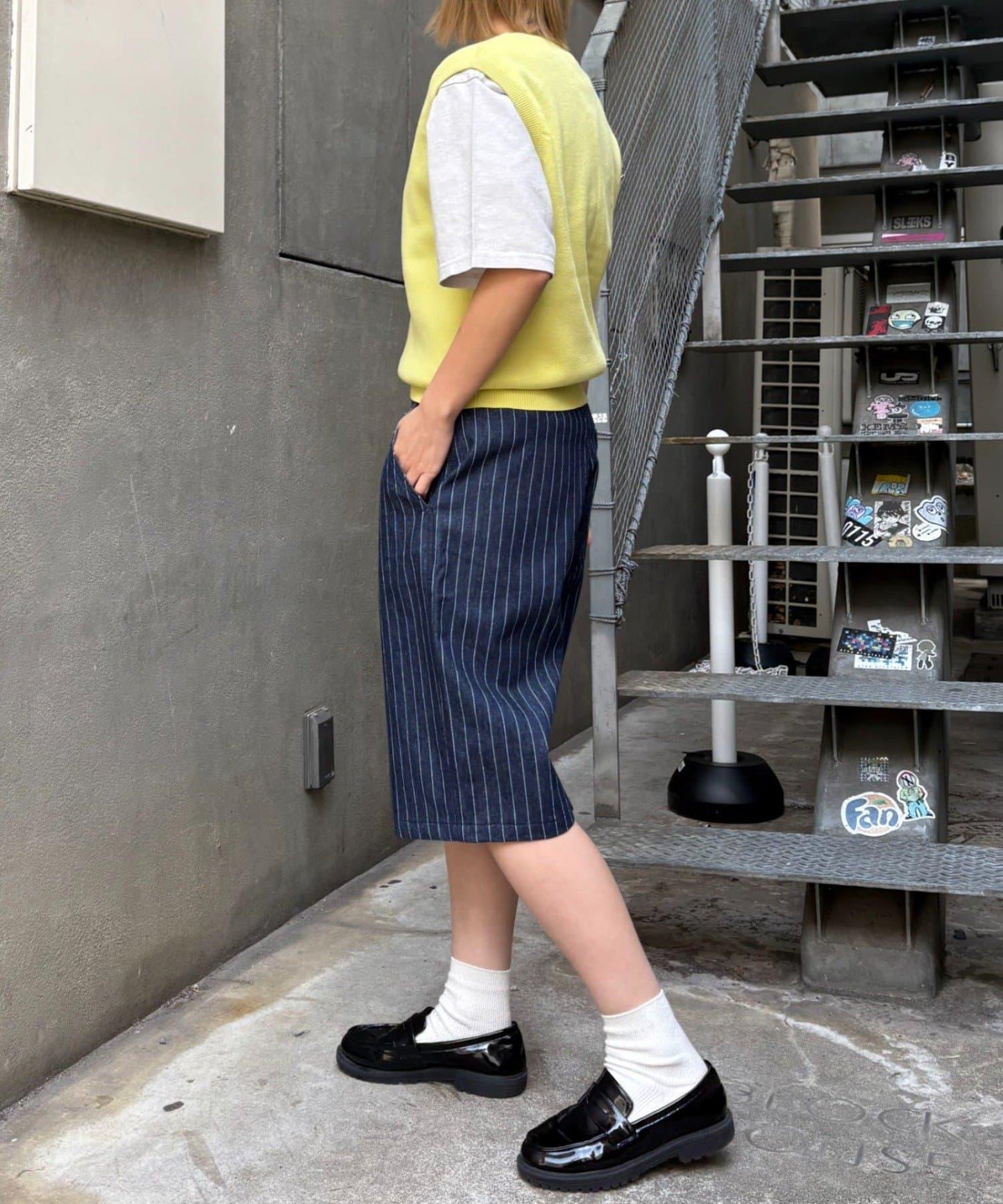 【男女通用】混搭牛仔短褲
