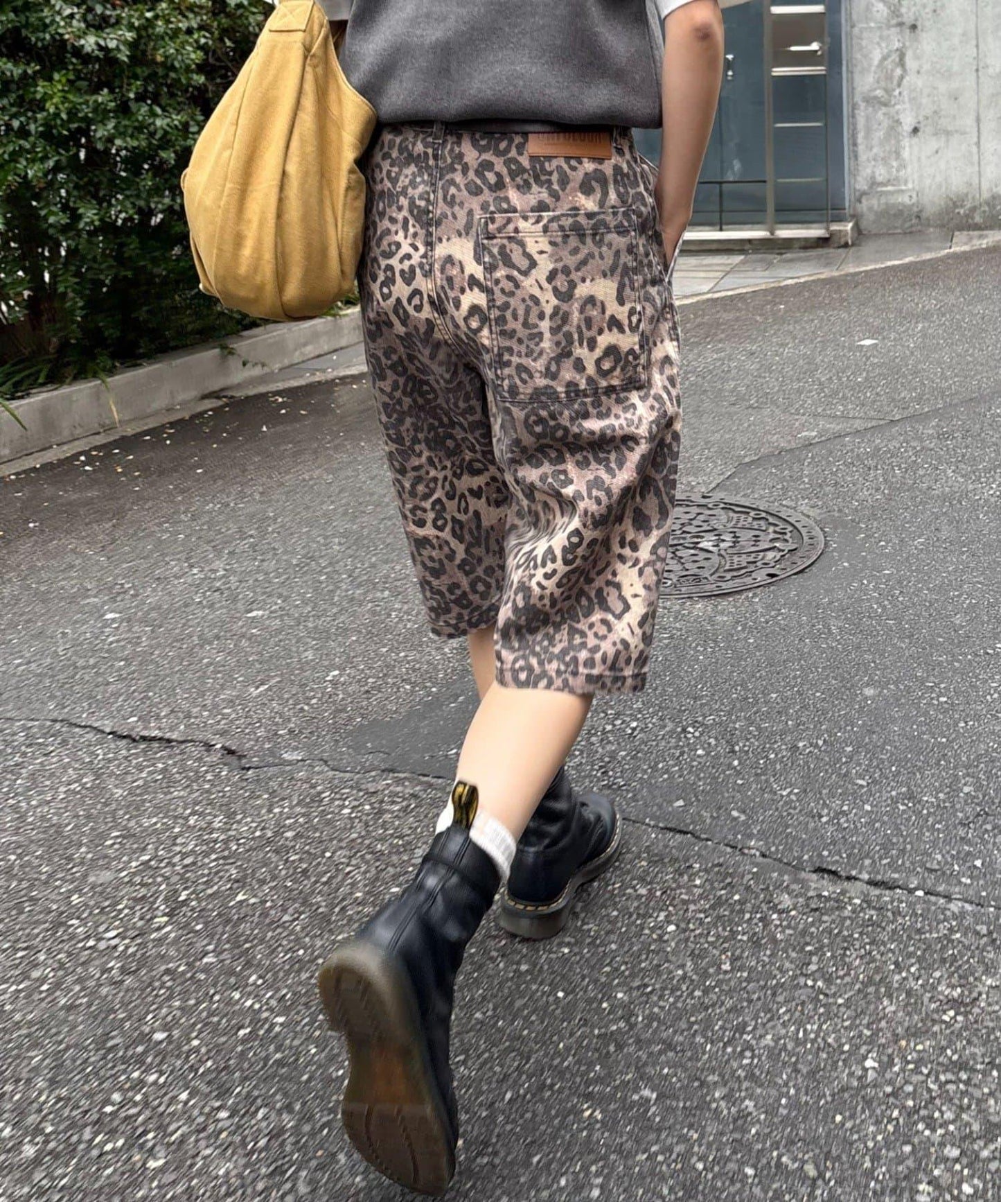 【男女通用】混搭牛仔短褲