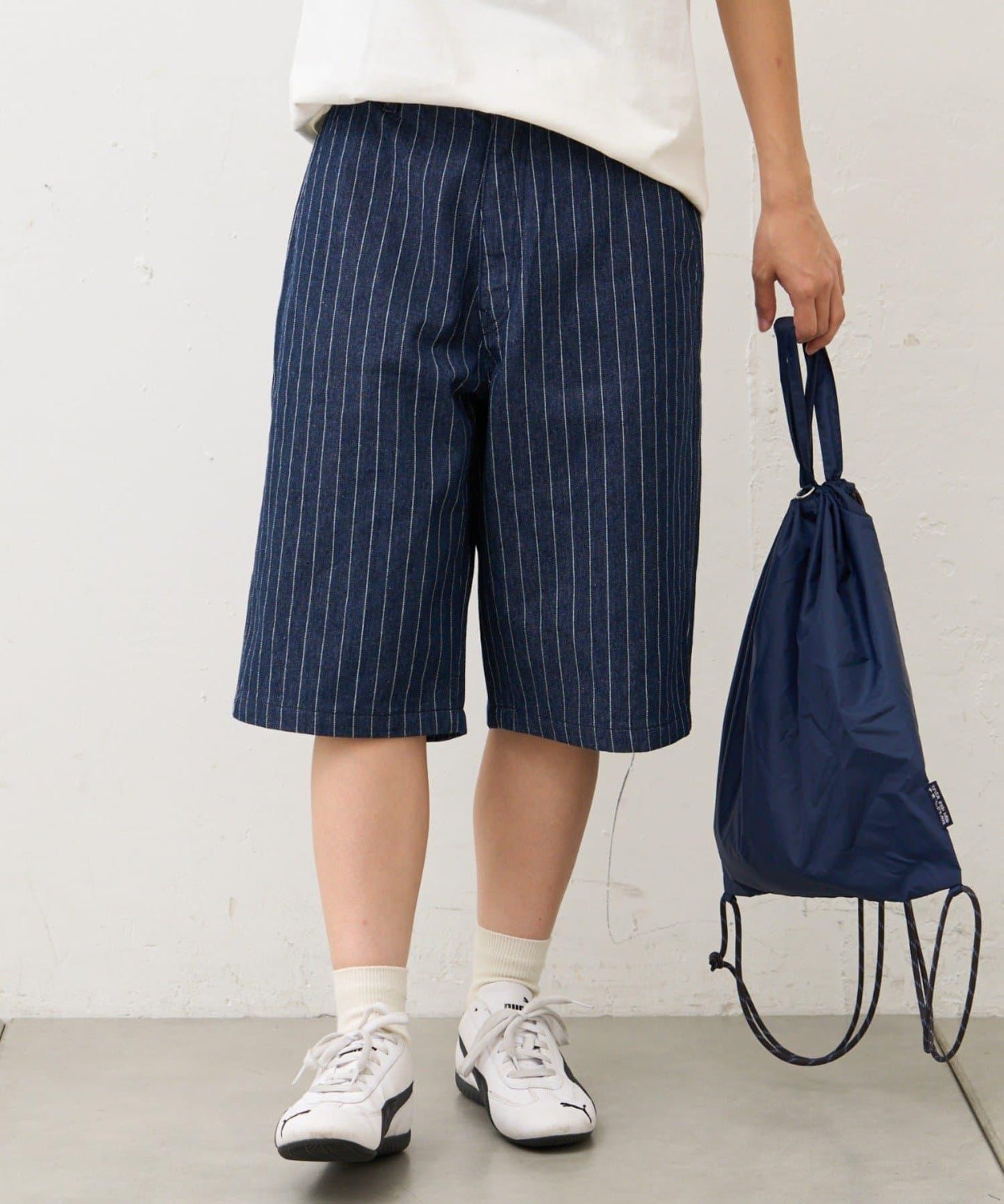 【男女通用】混搭牛仔短褲