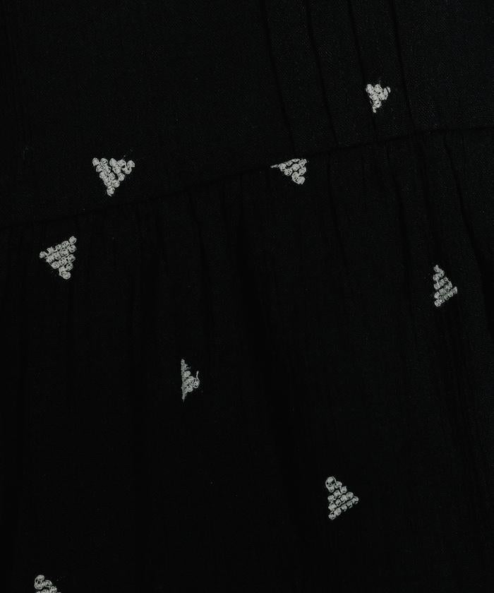 印度 幾何學 刺繡襯衫<套裝搭配款>