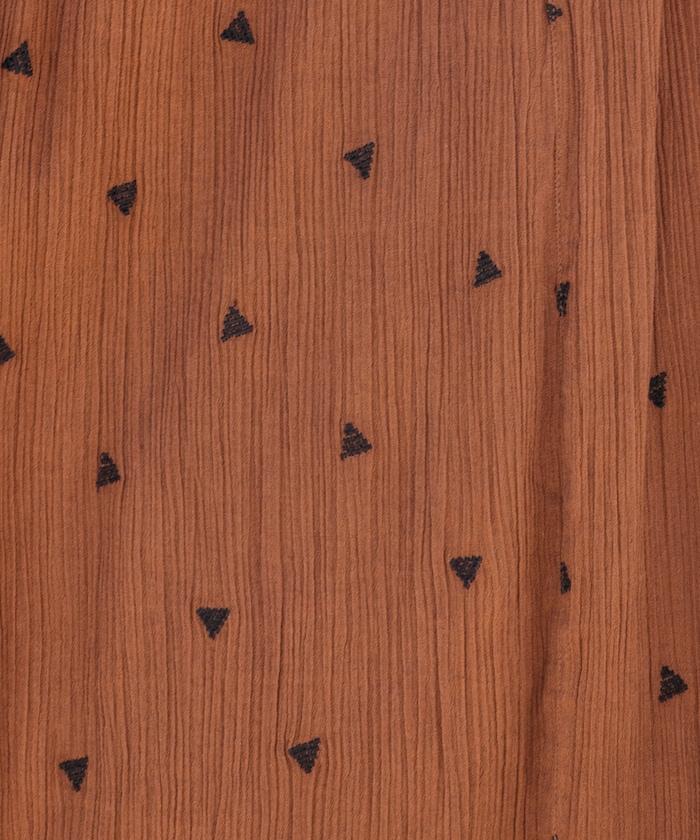 印度 幾何刺繡 女士連衣裙