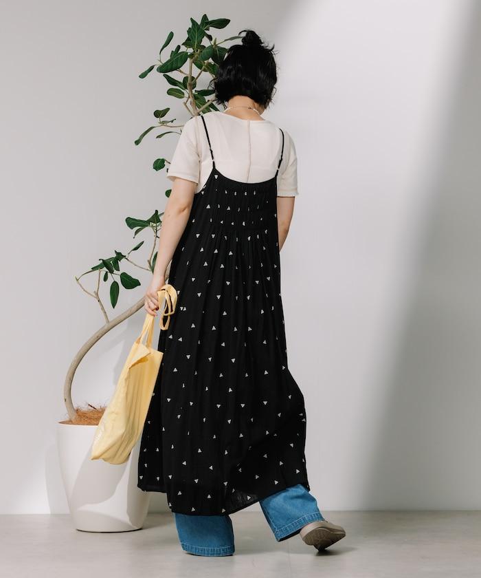 印度 幾何刺繡 女士連衣裙