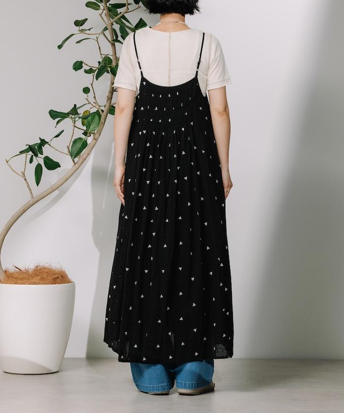 印度 幾何刺繡 女士連衣裙