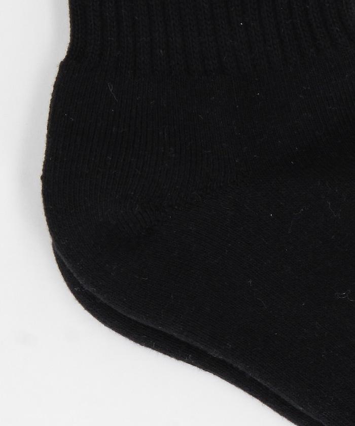 一點標誌刺繡 四分之一襪子(25.0-27.0厘米適用)